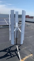 Éolienne verticale 5kW Générateur de vent et panneaux solaires Système hybride pour usage domestique