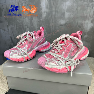 Chaussures décontractées pour hommes de qualité supérieure, style 3XL, nouvelles tendances, chaussures épaisses, légères, avec sangle, pour la course et la marche, Balenciagas - Product Image 5