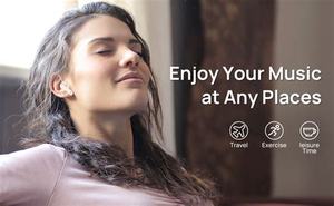 หูฟังไร้สายแท้พร้อมไดรเวอร์ไดนามิกคู่ขนาด 13 มม., AAC/SBC Hi-Fi, ระบบตัดเสียงรบกวน <span class=keywords><strong>DNS</strong></span> - Product Image 4