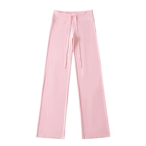 <span class=keywords><strong>Pantaloni</strong></span> Yoga da <span class=keywords><strong>Donna</strong></span> a Vita Alta, Larghi e Dritti, Stile Hip Hop, in Tessuto Oxford Antirughe, <span class=keywords><strong>con</strong></span> <span class=keywords><strong>Elastico</strong></span> in Vita, Casual Estivi - Product Image 4