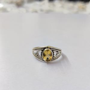 Anillo de Citrino, Anillo de Plata de Ley 925 con Piedra Preciosa, Colección Hecha a Mano, Anillos Finos, Joyería de Plata, Precio al por Mayor - Product Image 6