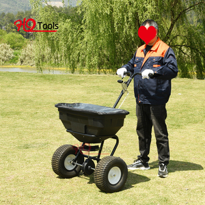 Spargitore a Spinta Hystrong con Grande Varietà di Stili, 3 File, per Semi d'Erba e Fertilizzante, Capacità 56KG, Facile da Usare - Product Image 1