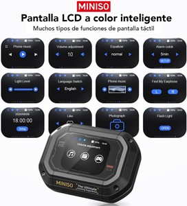 Tai nghe Bluetooth <span class=keywords><strong>MINI</strong></span> so M98 Chất lượng âm thanh HiFi Màn hình HD Độ bền lâu Tai nghe chơi <span class=keywords><strong>game</strong></span> thể thao Dịch thuật AI - Product Image 6