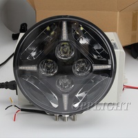 Hi low beam LED lampe de conduite ronde 9 pouces 60 W DRL led lumière pour ATV UTV camion 4x4 tracteur bateau