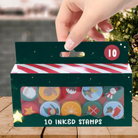 Lot de tampons auto-encreurs assortis, tampons colorés pour cadeaux de fête d'enfants, récompenses en classe, loisirs créatifs