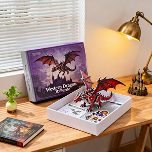 Puzzle éducatif d'animaux en 3D pour l'entraînement de la dextérité des enfants - Jouet en papier à faire soi-même avec des options et des designs personnalisés - Product Image 3