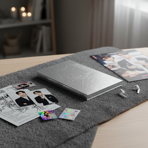 DIX-SEPT JeonghanXWonwoo K-Pop PhotoCards 1er album unique 'THIS MAN' Lyric Paper Sticker Unit Folded Poster - Product Image 3