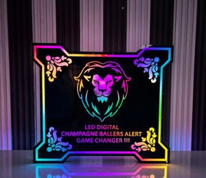 Özel VIP hizmeti Modern LED dijital elektronik mesaj panosu özel Logo <span class=keywords><strong>RGB</strong></span> renk taşınabilir restoran Bar salonu için - Product Image 4