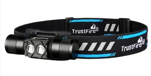 TrustFire H5R lampe de poche frontale LED 600LM USB 18650 lampe frontale en aluminium rechargeable
