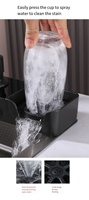 EIOIOL Grande fente unique LED affichage numérique évier de cuisine multifonction anti-rayures lave-gobelet distributeur de savon fait à la main