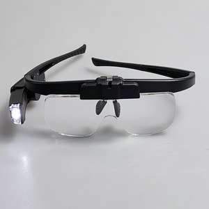 Lupa de Cabeza con Aumento de 1.5x-4.5x, Lupa de Manos Libres con Luz LED para Trabajos de Precisión, <span class=keywords><strong>Gafas</strong></span> de Lectura con Lupa Recargable - Product Image 2