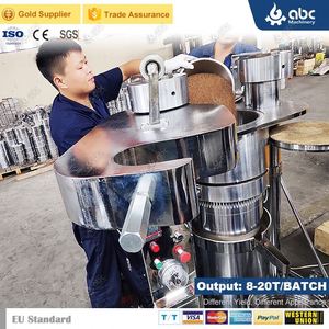 Năng suất cao thủy lực hạt lanh thương mại Máy ép dầu đậu phộng để chế biến ép lạnh quả óc chó, mù tạt - Product Image 4