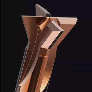 フライトカッター30 45 60 75度アルミ合金ステンレス鋼4フルート固体カーバイド<span class=keywords><strong>Dovetail</strong></span>工場卸売 - Product Image 5