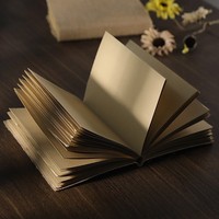 Cuaderno de Viaje DIY con Cubierta de Tela, Anillas, Tapa Dura, Hojas de Relleno, Estilo Retro Nostálgico, Páginas Interiores en Blanco, Material para DIY