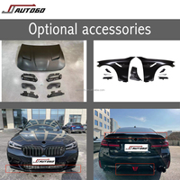 Kit de carrosserie de conversion et de lifting pour BMW Série 5 G30 2018-2020, mise à niveau vers le pare-chocs M5 G30 LCI 2021
