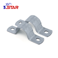 Collier de serrage pour tuyau en forme de U à double trou de 63 mm 100 mm pour l'alimentation en eau