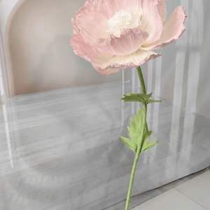 Grandes fleurs en papier géantes en forme de pavot pour mariage, accessoires de décoration commerciale, décoration de vitrine, arrangement d'événements, fleurs de décoration de mariage - Product Image 5