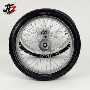 CNC 超级摩托车轮组适用于 Sur-Ron LBX Talaria 电动自行车 17 英寸黑色镀铬 70/90-17 90/80-17 高性能 - Product Image 2