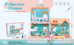 Maison de poupée <span class=keywords><strong>Gabby</strong></span>, accessoire miniature, pas cher, bricolage, 95 pièces, maison de poupée, 3d avec lumière tuyau en Spray, idée cadeau, 2022 - Product Image 4