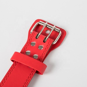 OEM cinture di palestra in pelle Piccolo MOQ marchio Su Ordinazione del ricamo 10 centimetri A Tre strati palestra cinture per gli uomini Palestra cintura powerlifting - Product Image 6