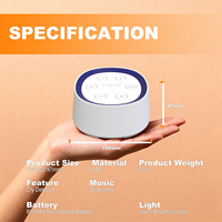 Lampe de nuit Coran personnalisée, petite machine à bruit blanc avec minuterie d'arrêt automatique et lecture en boucle pour adolescents, machine à bruit blanc portable
