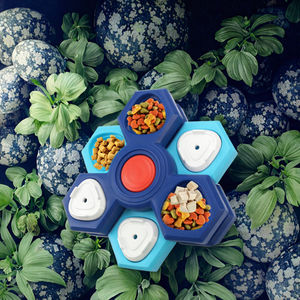 Cuencos dispensadores de plástico respetuosos con el medio ambiente, juguetes interactivos de entrenamiento <span class=keywords><strong>IQ</strong></span> para cachorros, estimulación mental, mejora cerebral - Product Image 2