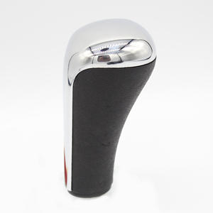 Pomo de Palanca de Cambios Automático para Peugeot Citroën, de Cuero con Acabado Electrochapado Brillante, Ergonómico - Product Image 1