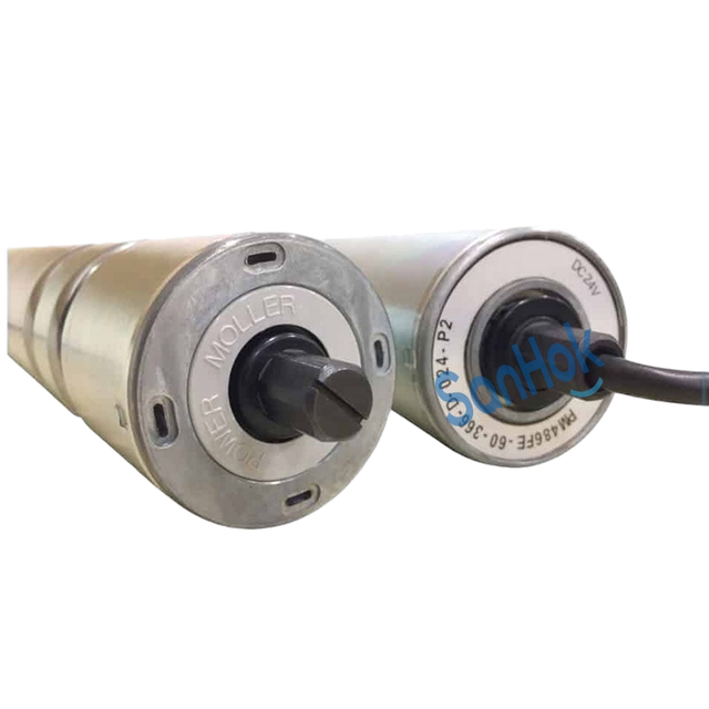 New 50-89mm Diameter Chrome Plated Polishing Stainless Steel Powered Drum Motor 30-300kg Load Capacity for PVC Belt Conveyor