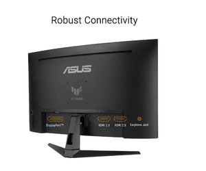 Moniteur <span class=keywords><strong>TUF</strong></span> <span class=keywords><strong>GAMING</strong></span> VG32VQM5B incurvé FHD 250Hz 32 pouces FHD 0,5 ms (GTG) Temps de réponse Écran de jeu avec haut-parleur pour <span class=keywords><strong>PC</strong></span> Bar Internet - Product Image 4
