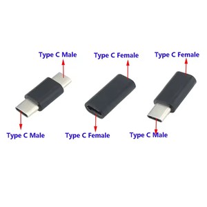 Conector de adaptador convertidor de USB tipo C macho a hembra de 2, 2, 2, 2, 2, para teléfono inteligente, Samsung, <span class=keywords><strong>Xiaomi</strong></span>, Huawei - Product Image 5