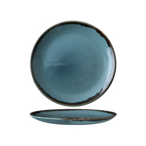 Assiette à dessert Harvest Blue Ø 21,7 cm en céramique décorée à la main Dudson - Product Image 1