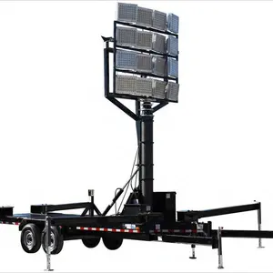 Voetbal Voetbal Sport Veld Verlichting Mobiele Licht Toren 4M 9M Hoogte Draagbare Werk Lights 500W 1000W 4000W