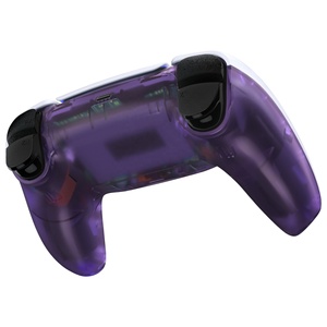 EXtremeRate Clear Purple DIY Replacement Back Case Housing Shell for PS5 <b>Controller</b> - Product Image 6