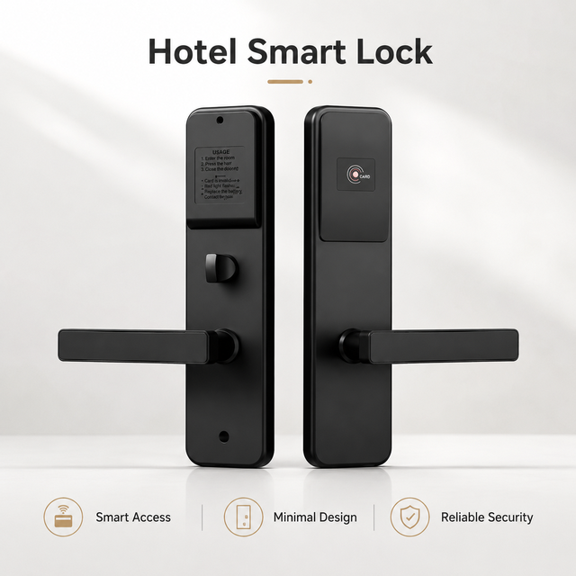 Hotel Smart Lock RFID Card Keyless Door Lock for Guest Room Homestay Apartment TTLock OEM Manufacturer