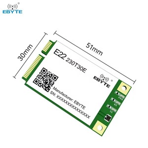 Módulo transceptor inalámbrico Lora Ebyte OEM ODM E22-230T30E sx1262 30dm 10km 220.125-236.125MHz con interfaz PCI-e PCIE - Product Image 1