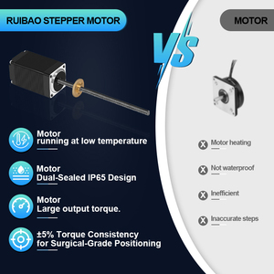 RB Hybrid Stepper Motor Dc De 36V Dc Motores de actuador lineal con caja de cambios para automatización a pequeña escala 12V 24V - Product Image 5