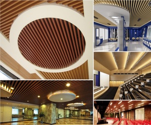 Chất lượng cao bền nội thất PVC gạch Trần độ ẩm không thấm nước tường bảng điều khiển cho các bức tường WPC Strips cho trang trí nội thất - Product Image 3