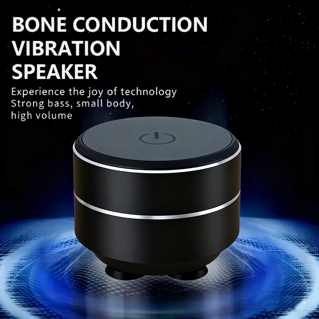 Bone Conduction Resonant Aluminum Alloy Speaker with Powerful Vibration for BT Audio Playback
