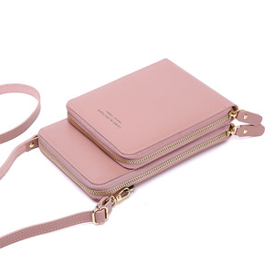 Moda Cordino Crossbody Spalla Delle Donne Delle Signore Dell'unità di elaborazione Del Cuoio Del Telefono del Supporto di Carta Della Chiusura Lampo Della Borsa del Sacchetto Per Apple <span class=keywords><strong>Iphone</strong></span> <span class=keywords><strong>11</strong></span> 12 <span class=keywords><strong>Pro</strong></span> telefoni - Product Image 6