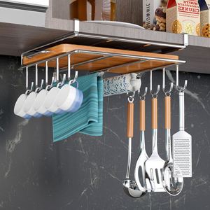 Newest High Quality Stainless Steel Standing Type <b>Kitchen</b> Cabinet Storage <b>Rack</b> Multifunctional Non-folding Storage Holders - Product Image 1
