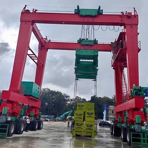 Grue portique robuste de 150 tonnes à pneus en caoutchouc, portée de 30 m, alimentée au diesel, pour la manutention de machines surdimensionnées, prise en charge des commandes en gros - Product Image 5