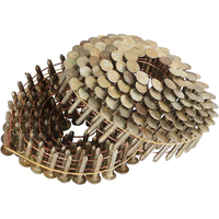 Nouveau produit d'usine, clous de bobine de toiture galvanisée à tête grande/plus grande pour palette en bois, etc.