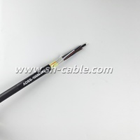 Cable de Fibra Óptica Autoportante ADSS de 24/48 Núcleos, Alcance de 80-100 m, G652D, Monomodo, para Comunicaciones