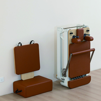 Reformer de Pilates Comercial para Estudio y Uso Doméstico, Plegable, Portátil, de Aluminio, con Barra de Pie Infinity