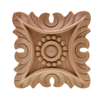 Apliques y Adornos Decorativos de Madera Maciza Tallados a Mano para Uso en Hospitales y Parques