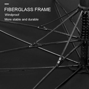 <span class=keywords><strong>Parapluie</strong></span> de golf extra fort personnalisé de 60 pouces de long double auvent robuste imprimé <span class=keywords><strong>tempête</strong></span> de marque pour hommes grand auvent - Product Image 4