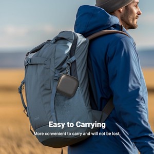 Estuche para Auriculares al por Mayor de Fábrica, Compatible con <span class=keywords><strong>AirPods</strong></span>, con Clip de Mosquetón para Auriculares, Tarjeta de Memoria SD - Product Image 6