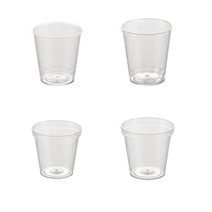Tiệc Cưới Bar Biểu Tượng Tùy Chỉnh Nhựa Shot Glasses 1 Oz/20Ml/1.5 Oz 2 Oz 50Ml Disposable Shot Glass Với Logo