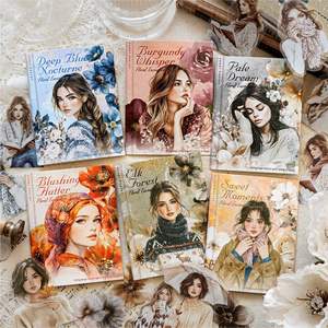 Paquete de 40 Hojas de Pegatinas PET, Encuentros Florales, Materiales Retro para Personajes, Decoraciones Hechas a Mano, <span class=keywords><strong>Arte</strong></span> de <span class=keywords><strong>Collage</strong></span> Gukka - Product Image 1