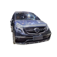 Pour mercedes-benz Vito classe V V250 V260 W447 V220d Topca Kit de carrosserie en Fiber de carbone capot calandre pare-chocs avant pare-chocs arrière